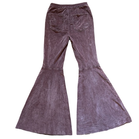 Free People High Rise Just Float On Corduroy Flare Jeans Size 26 - Picture 4 of 7